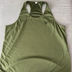 Neleus Men’s Olive Green Tank Top